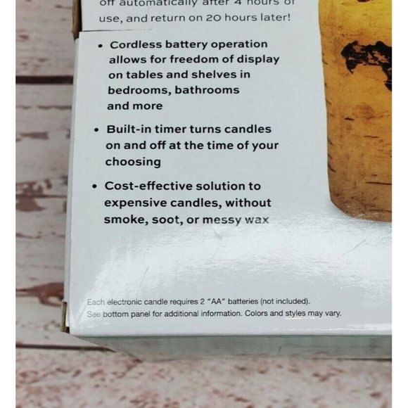 Order Home Collection 2 Piece LED Candle Set With Daily Timer Home Décor - Picture 6 of 11